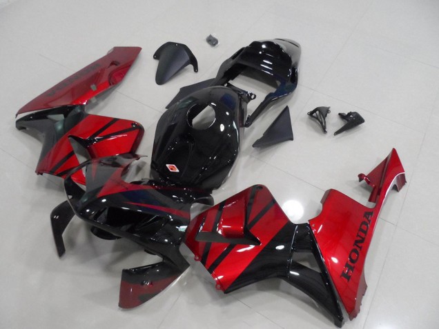 Discount 2003-2004 Black Candy Red Honda CBR600RR Motorcycle Fairing Canada Discount 2003-2004 Black Candy Red Honda CBR600RR Motorcycle Fairing Canada
