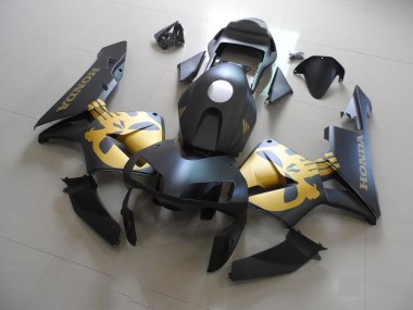Discount 2003-2004 Black Gold Decal Honda CBR600RR Motorcycle Fairings Kit Canada