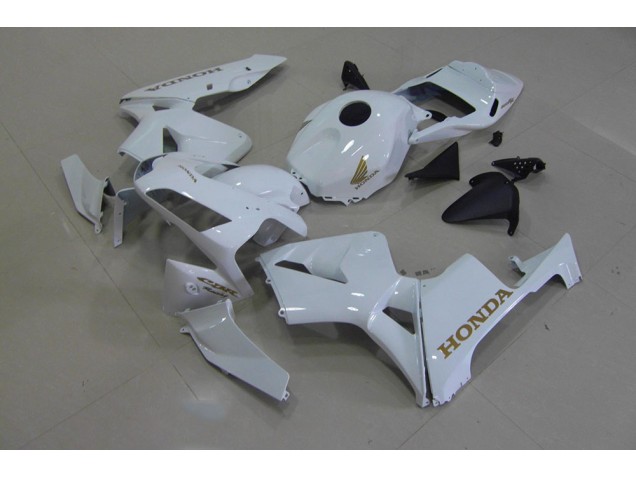Discount 2003-2004 White Gold Honda CBR600RR Replacement Fairings Canada Discount 2003-2004 White Gold Honda CBR600RR Replacement Fairings Canada