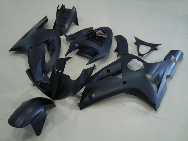 Discount 2003-2004 Matte Black Kawasaki ZX6R Motorcycle Fairing Kits Canada Discount 2003-2004 Matte Black Kawasaki ZX6R Motorcycle Fairing Kits Canada