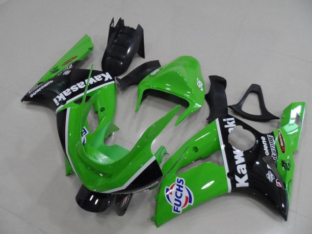 Discount 2003-2004 Green Fuchs Kawasaki ZX6R Motor Bike Fairings Canada Discount 2003-2004 Green Fuchs Kawasaki ZX6R Motor Bike Fairings Canada