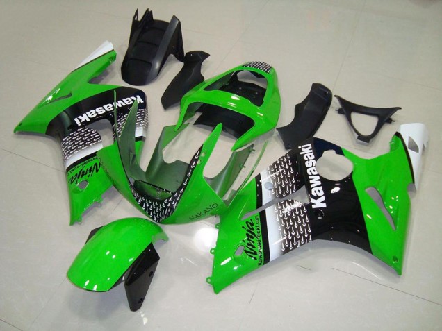 Discount 2003-2004 Green Nakano Kawasaki ZX6R Replacement Motorcycle Fairings Canada Discount 2003-2004 Green Nakano Kawasaki ZX6R Replacement Motorcycle Fairings Canada