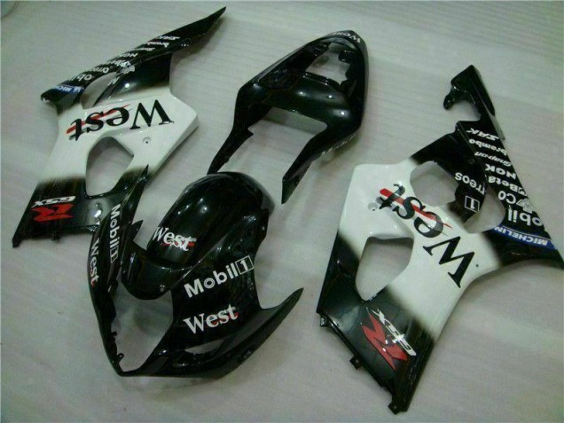 Discount 2003-2004 White Black Suzuki GSXR 1000 Motorbike Fairing Canada Discount 2003-2004 White Black Suzuki GSXR 1000 Motorbike Fairing Canada