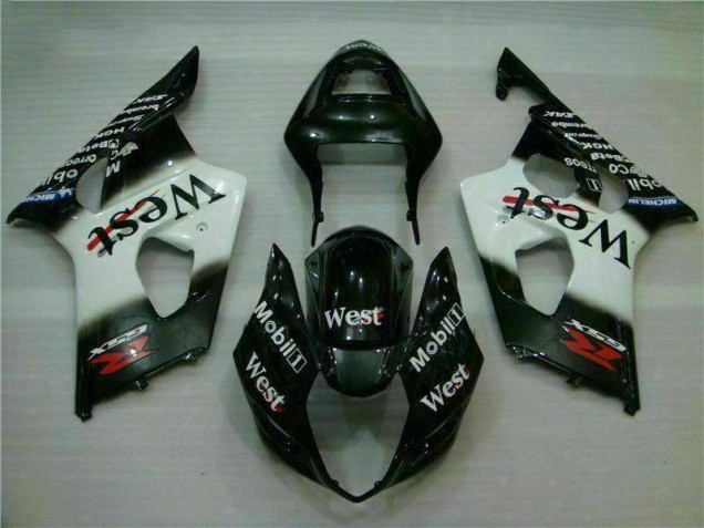 Discount 2003-2004 White Black Suzuki GSXR 1000 Motorbike Fairing Canada Discount 2003-2004 White Black Suzuki GSXR 1000 Motorbike Fairing Canada