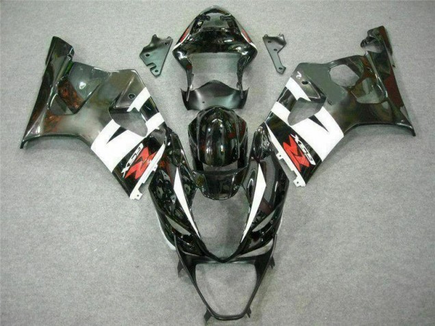 Discount 2003-2004 White Black Suzuki GSXR 1000 Motorcycle Replacement Fairings Canada Discount 2003-2004 White Black Suzuki GSXR 1000 Motorcycle Replacement Fairings Canada