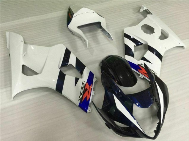 Discount 2003-2004 White Black Suzuki GSXR 1000 Motorcycle Fairings Canada Discount 2003-2004 White Black Suzuki GSXR 1000 Motorcycle Fairings Canada