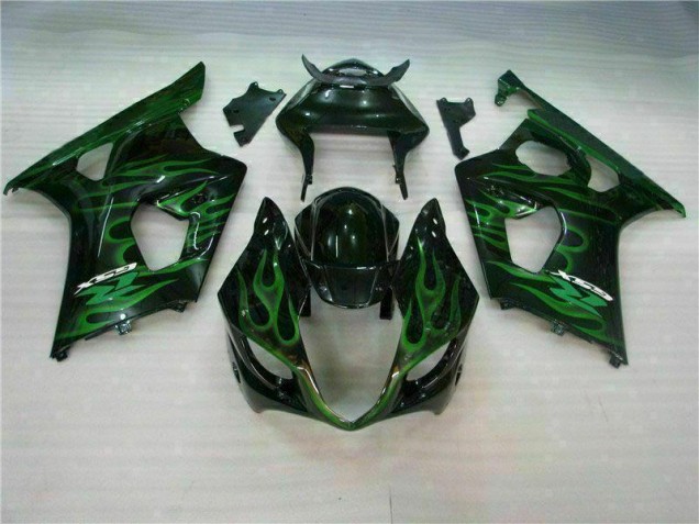 Discount 2003-2004 Green Black Suzuki GSXR 1000 Motorbike Fairing Canada Discount 2003-2004 Green Black Suzuki GSXR 1000 Motorbike Fairing Canada