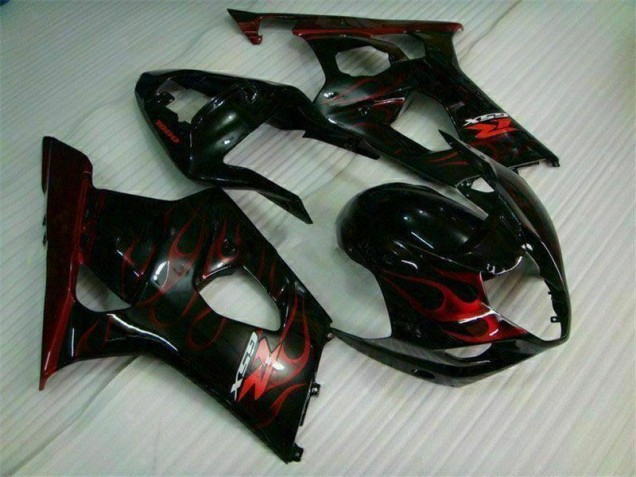 Discount 2003-2004 Red Flame Suzuki GSXR 1000 Bike Fairing Kit Canada Discount 2003-2004 Red Flame Suzuki GSXR 1000 Bike Fairing Kit Canada