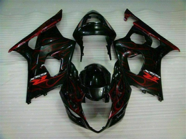 Discount 2003-2004 Red Flame Suzuki GSXR 1000 Bike Fairing Kit Canada Discount 2003-2004 Red Flame Suzuki GSXR 1000 Bike Fairing Kit Canada