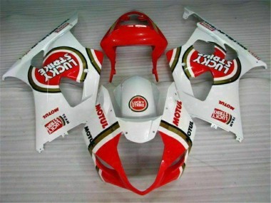 Discount 2003-2004 Red White Suzuki GSXR 1000 Motorbike Fairing Kits Canada