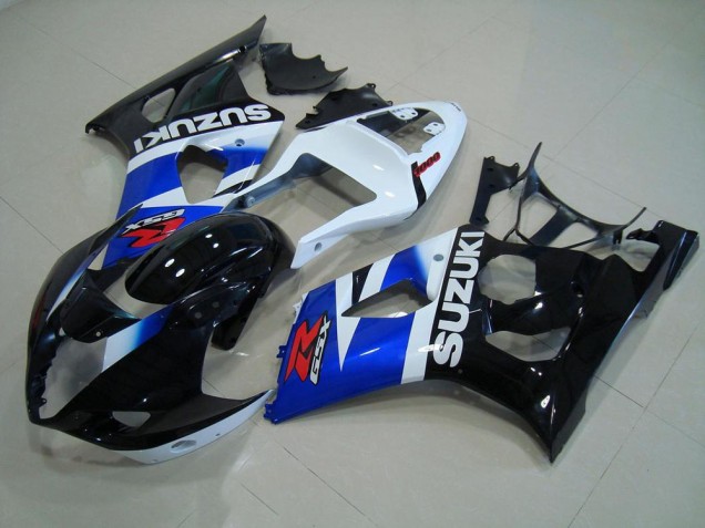 Discount 2003-2004 Black Blue White Suzuki GSXR 1000 Motorcycle Fairing Kit Canada Discount 2003-2004 Black Blue White Suzuki GSXR 1000 Motorcycle Fairing Kit Canada