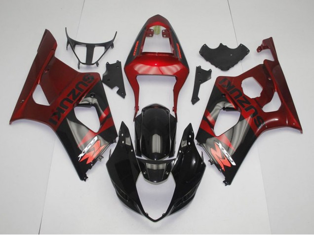 Discount 2003-2004 Black Red Suzuki GSXR 1000 Replacement Motorcycle Fairings Canada