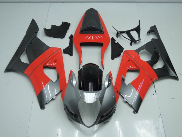 Discount 2003-2004 Red and Grey Suzuki GSXR 1000 Motorbike Fairing Canada Discount 2003-2004 Red and Grey Suzuki GSXR 1000 Motorbike Fairing Canada