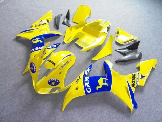 Discount 2003-2005 Yellow Blue Motul Camel Yamaha YZF R6 Bike Fairings Canada Discount 2003-2005 Yellow Blue Motul Camel Yamaha YZF R6 Bike Fairings Canada