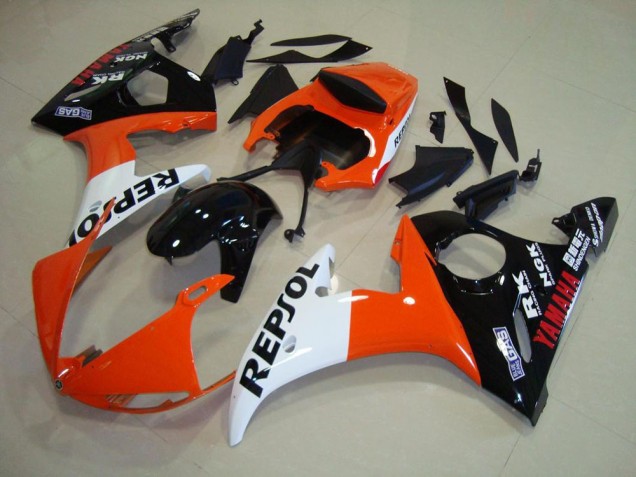 Discount 2003-2005 Repsol Yamaha YZF R6 Motorcycle Fairings Kit Canada Discount 2003-2005 Repsol Yamaha YZF R6 Motorcycle Fairings Kit Canada
