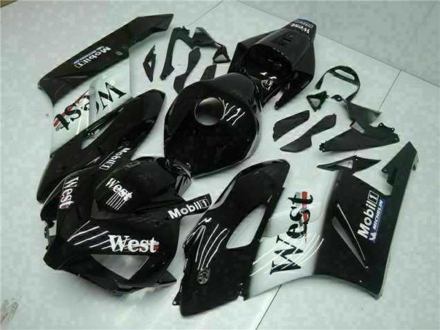 Discount 2004-2005 Black West Honda CBR1000RR Replacement Motorcycle Fairings Canada Discount 2004-2005 Black West Honda CBR1000RR Replacement Motorcycle Fairings Canada