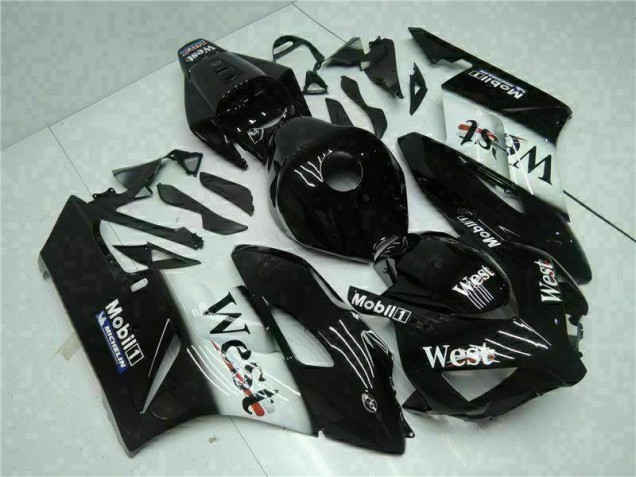 Discount 2004-2005 Black West Honda CBR1000RR Replacement Motorcycle Fairings Canada Discount 2004-2005 Black West Honda CBR1000RR Replacement Motorcycle Fairings Canada