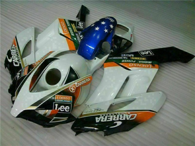 Discount 2004-2005 White Blue Honda CBR1000RR Replacement Fairings Canada