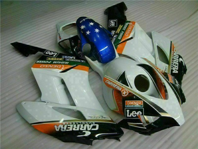 Discount 2004-2005 White Blue Honda CBR1000RR Replacement Fairings Canada