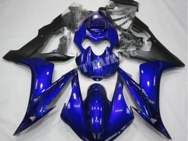 Discount 2004-2006 Yamaha YZF R1 Motorcycle Fairings MF0405 - Blue Black Canada