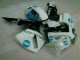 Discount 2005-2006 White Blue Honda CBR600RR Motorcycle Fairings Canada Discount 2005-2006 White Blue Honda CBR600RR Motorcycle Fairings Canada