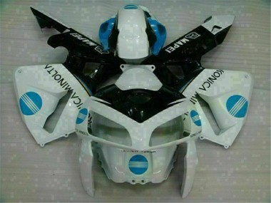 Discount 2005-2006 White Blue Honda CBR600RR Motorcycle Fairings Canada