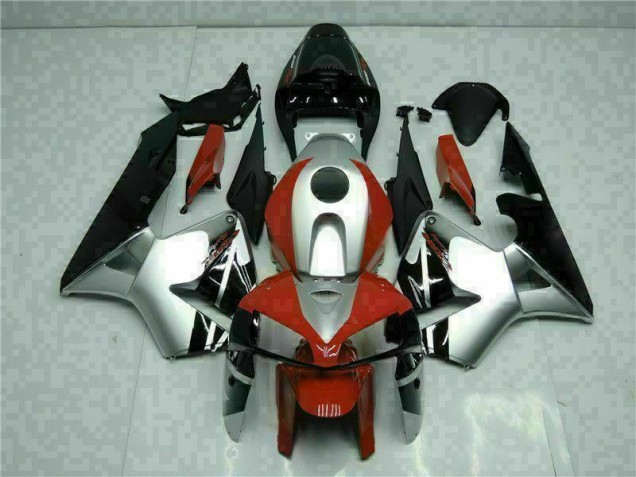 Discount 2005-2006 Black Silver Red Honda CBR600RR Motorcycle Fairings Canada Discount 2005-2006 Black Silver Red Honda CBR600RR Motorcycle Fairings Canada