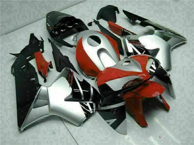 Discount 2005-2006 Black Silver Red Honda CBR600RR Motorcycle Fairings Canada Discount 2005-2006 Black Silver Red Honda CBR600RR Motorcycle Fairings Canada