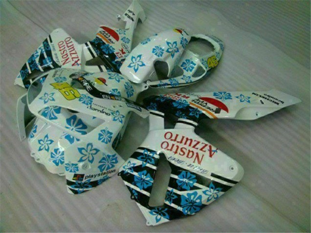 Discount 2005-2006 White Blue Nastro Azzurro 46 Honda CBR600RR Motorcycle Fairing Canada Discount 2005-2006 White Blue Nastro Azzurro 46 Honda CBR600RR Motorcycle Fairing Canada