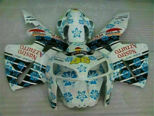 Discount 2005-2006 White Blue Nastro Azzurro 46 Honda CBR600RR Motorcycle Fairing Canada Discount 2005-2006 White Blue Nastro Azzurro 46 Honda CBR600RR Motorcycle Fairing Canada