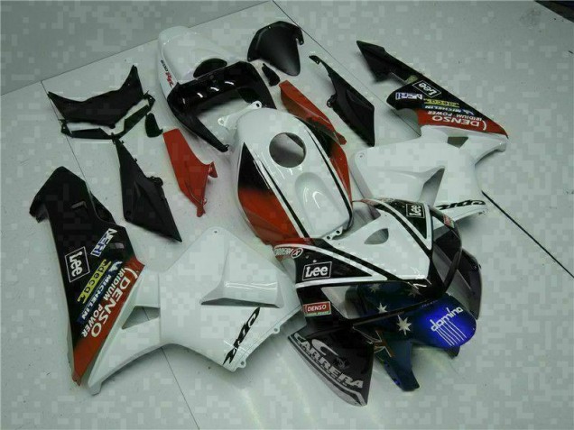 Discount 2005-2006 White Red Black Lee Honda CBR600RR Motorbike Fairing Canada Discount 2005-2006 White Red Black Lee Honda CBR600RR Motorbike Fairing Canada