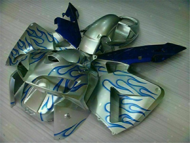 Discount 2005-2006 White Blue Flame Honda CBR600RR Motorcycle Fairing Kit Canada Discount 2005-2006 White Blue Flame Honda CBR600RR Motorcycle Fairing Kit Canada