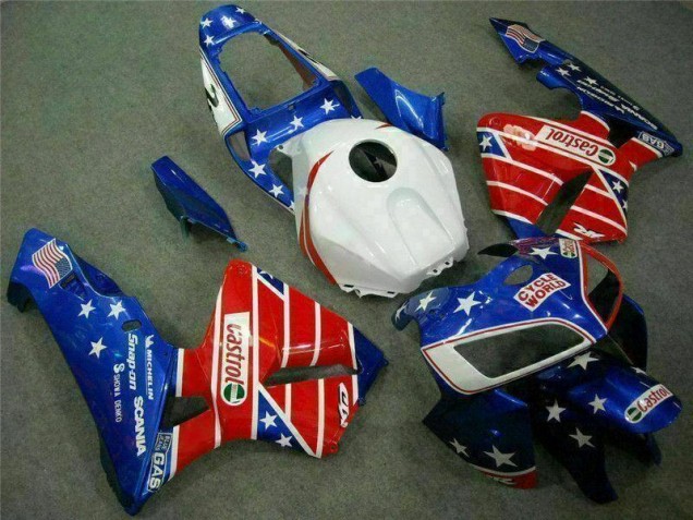 Discount 2005-2006 Blue Red Cycle World Castrol Honda CBR600RR Motorcycle Fairings Kit Canada Discount 2005-2006 Blue Red Cycle World Castrol Honda CBR600RR Motorcycle Fairings Kit Canada