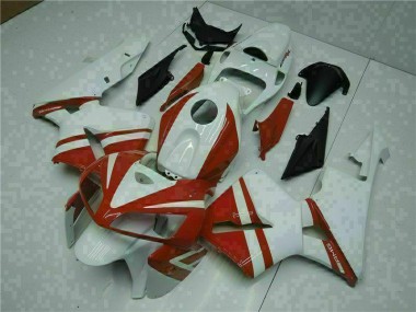 Discount 2005-2006 White Red Honda CBR600RR Motorcycle Fairings Canada