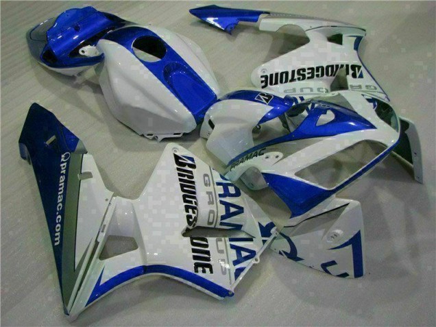 Discount 2005-2006 White Blue Honda CBR600RR Motorcycle Fairing Kits Canada Discount 2005-2006 White Blue Honda CBR600RR Motorcycle Fairing Kits Canada