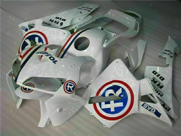 Discount 2005-2006 White Honda CBR600RR Bike Fairings Canada Discount 2005-2006 White Honda CBR600RR Bike Fairings Canada