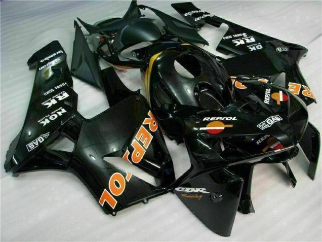 Discount 2005-2006 Black Repsol Honda CBR600RR Motorcycle Fairings Canada Discount 2005-2006 Black Repsol Honda CBR600RR Motorcycle Fairings Canada