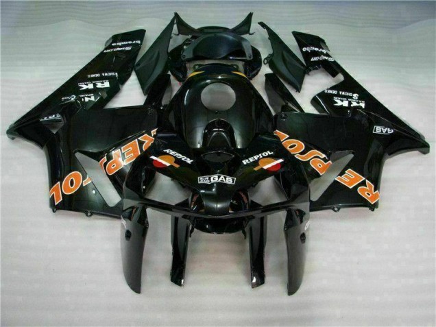 Discount 2005-2006 Black Repsol Honda CBR600RR Motorcycle Fairings Canada Discount 2005-2006 Black Repsol Honda CBR600RR Motorcycle Fairings Canada