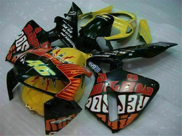 Discount 2005-2006 Black Red Yellow 46 Honda CBR600RR Motorcycle Fairing Canada Discount 2005-2006 Black Red Yellow 46 Honda CBR600RR Motorcycle Fairing Canada