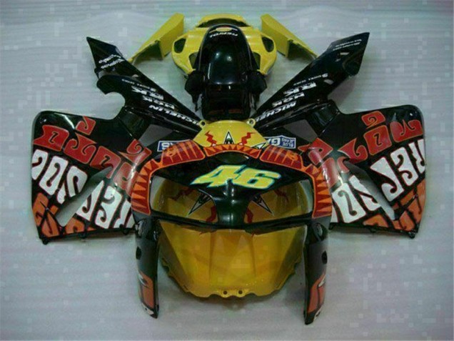 Discount 2005-2006 Black Red Yellow 46 Honda CBR600RR Motorcycle Fairing Canada Discount 2005-2006 Black Red Yellow 46 Honda CBR600RR Motorcycle Fairing Canada