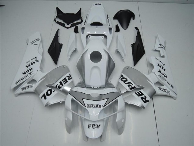 Discount 2005-2006 White Silver Black Repsol Honda CBR600RR Motorbike Fairing Canada Discount 2005-2006 White Silver Black Repsol Honda CBR600RR Motorbike Fairing Canada
