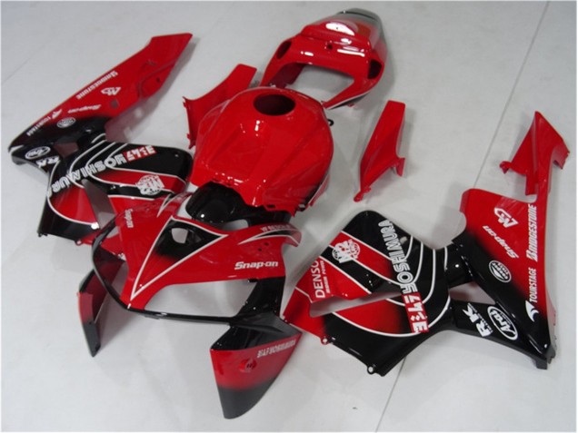 Discount 2005-2006 Red Black Honda CBR600RR Motorcycle Fairing Kit Canada Discount 2005-2006 Red Black Honda CBR600RR Motorcycle Fairing Kit Canada