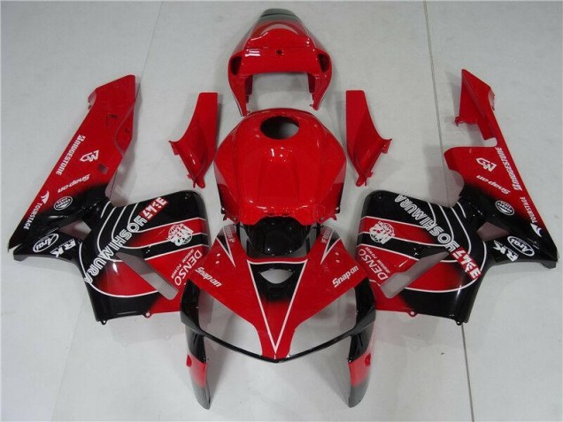 Discount 2005-2006 Red Black Honda CBR600RR Motorcycle Fairing Kit Canada Discount 2005-2006 Red Black Honda CBR600RR Motorcycle Fairing Kit Canada