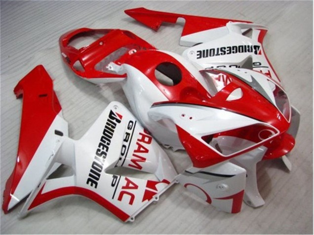 Discount 2005-2006 Red White Honda CBR600RR Bike Fairings Canada Discount 2005-2006 Red White Honda CBR600RR Bike Fairings Canada