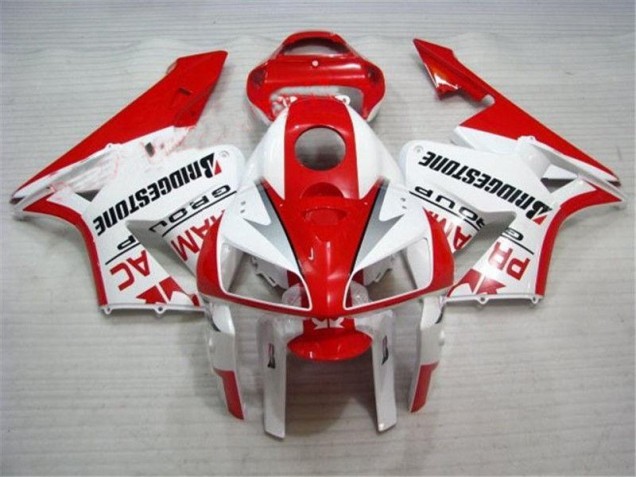 Discount 2005-2006 Red White Honda CBR600RR Bike Fairings Canada Discount 2005-2006 Red White Honda CBR600RR Bike Fairings Canada