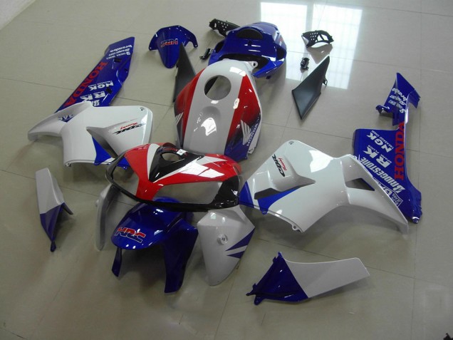 Discount 2005-2006 White Blue Red HRC Honda CBR600RR Motorcycle Fairing Canada Discount 2005-2006 White Blue Red HRC Honda CBR600RR Motorcycle Fairing Canada