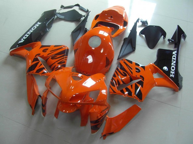 Discount 2005-2006 Orange Black Flame Honda CBR600RR Replacement Motorcycle Fairings Canada Discount 2005-2006 Orange Black Flame Honda CBR600RR Replacement Motorcycle Fairings Canada