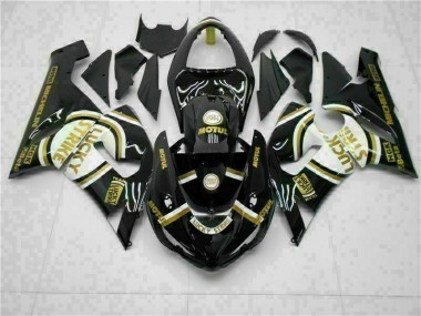 Discount 2005-2006 Black Kawasaki ZX6R Motorcycle Fairings Canada
