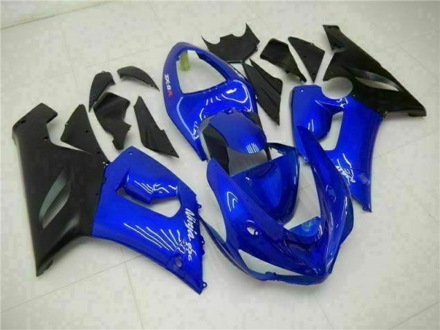 Discount 2005-2006 Blue Kawasaki ZX6R Motorcycle Fairing Kit Canada Discount 2005-2006 Blue Kawasaki ZX6R Motorcycle Fairing Kit Canada