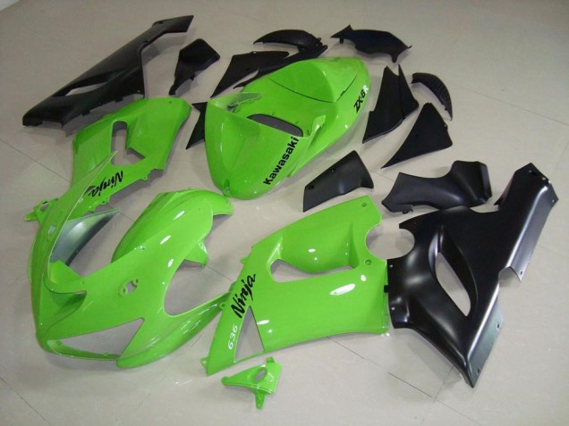 Discount 2005-2006 Lime Green Kawasaki ZX6R Bike Fairings Canada Discount 2005-2006 Lime Green Kawasaki ZX6R Bike Fairings Canada